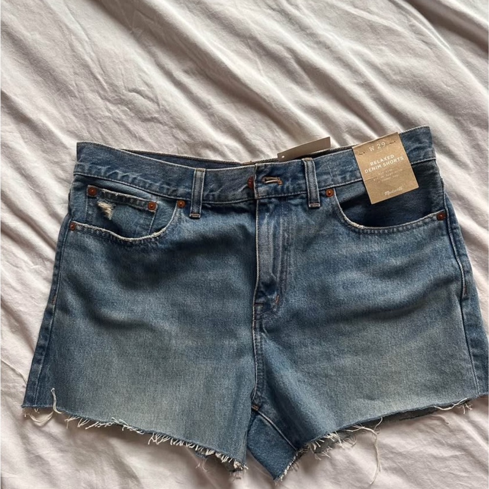 NWT Madewell Relaxed Denim Shorts